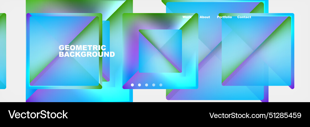Triangle minimal web site page background design Vector Image