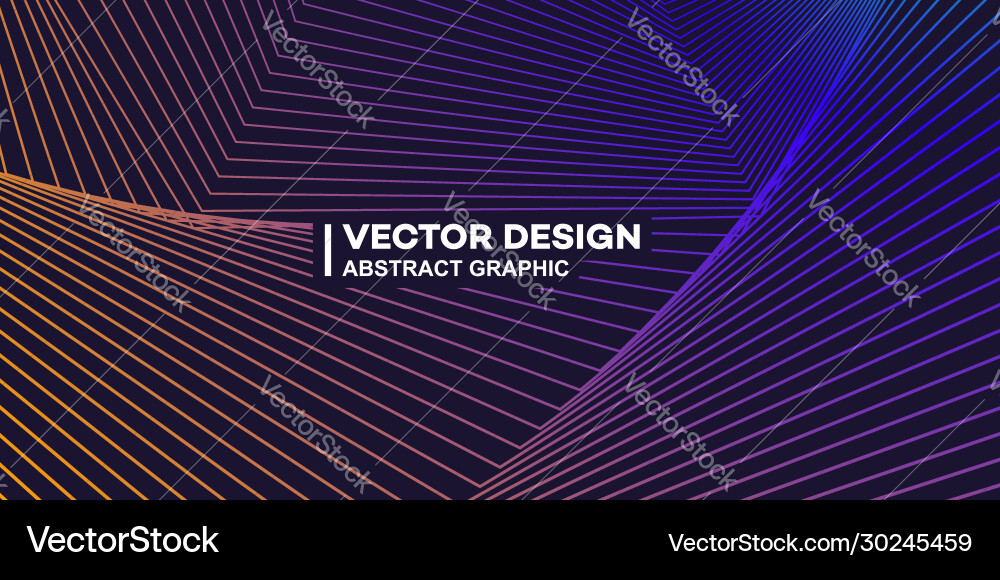 Zigzag gradient lines abstract background Vector Image