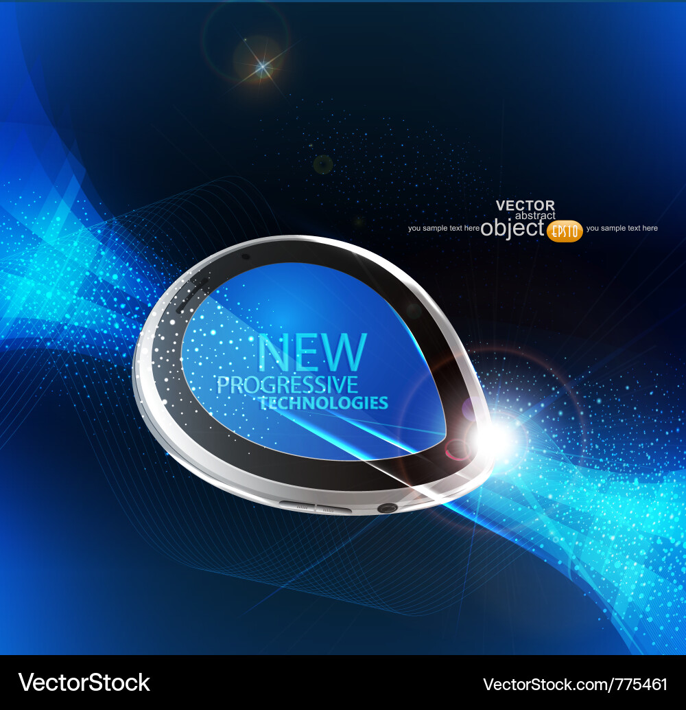 Modern mobile device Vector Image