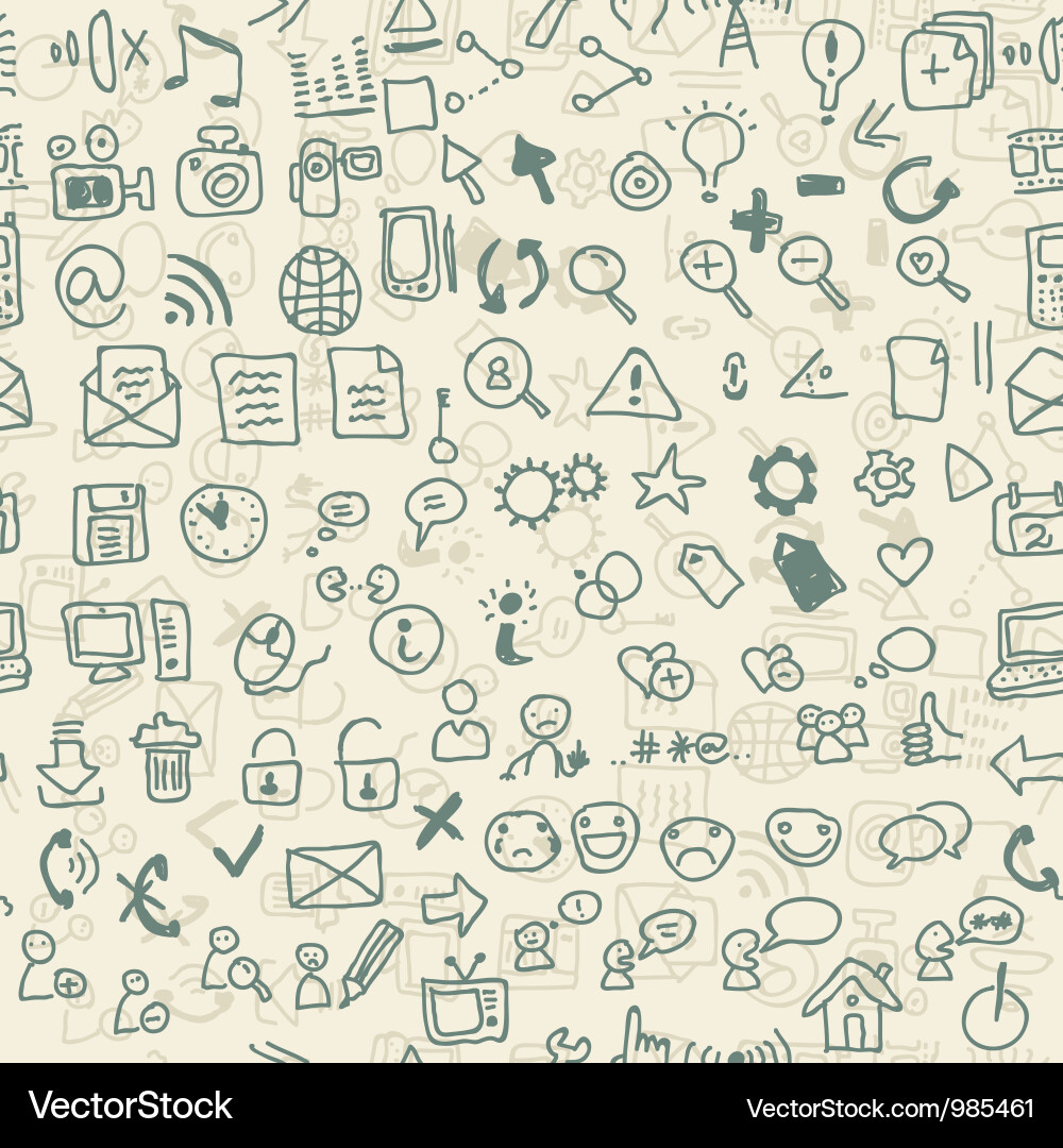 Seamless web pattern Vector Image