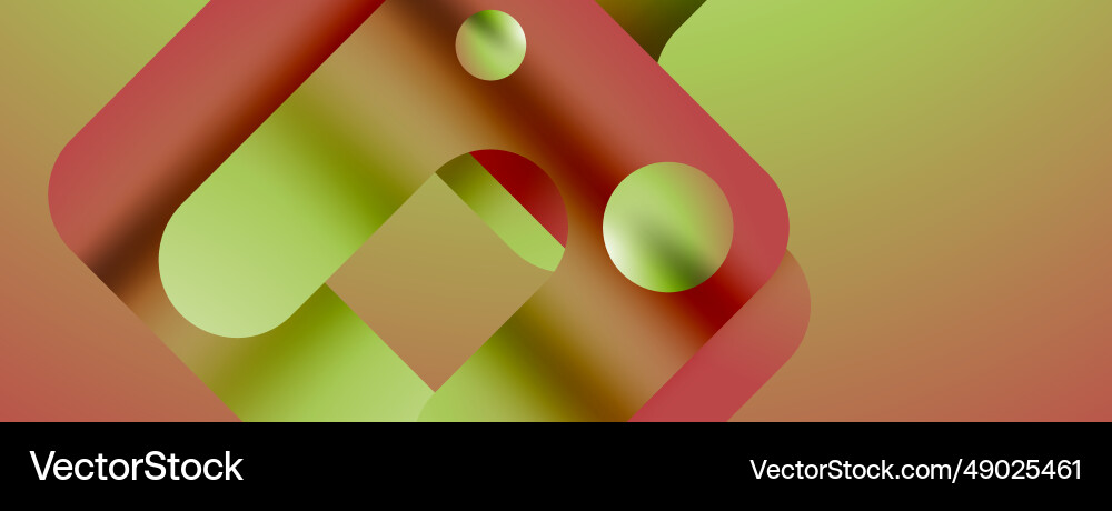 Simple geometric forms - dynamic Simple geometric forms - dynamic Vector Image