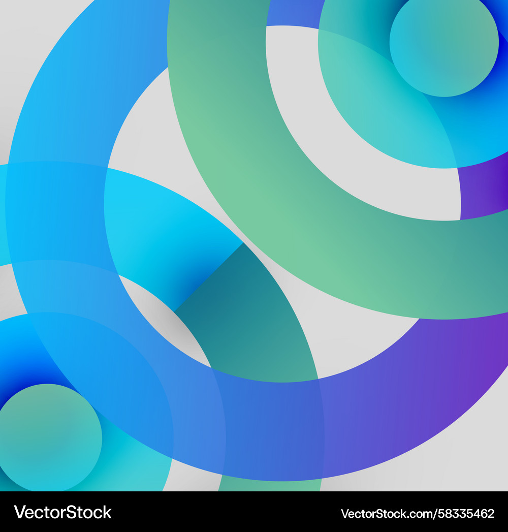 Abstract composition overlapping circles varying Abstract composition overlapping circles varying Vector Image