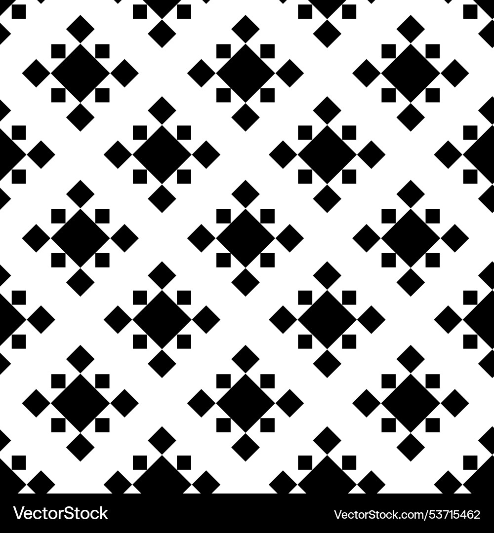Abstract geometric pattern with squares stripes Vector Image