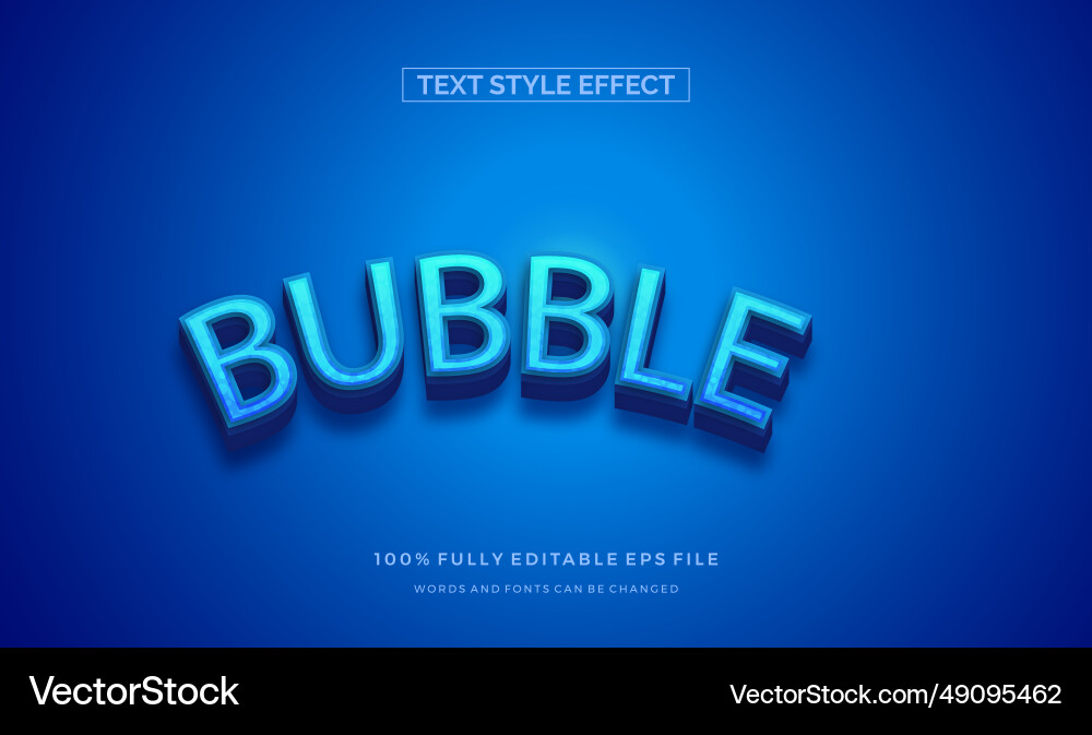 Modern editable text style effect ve Modern editable text style effect ve vector image
