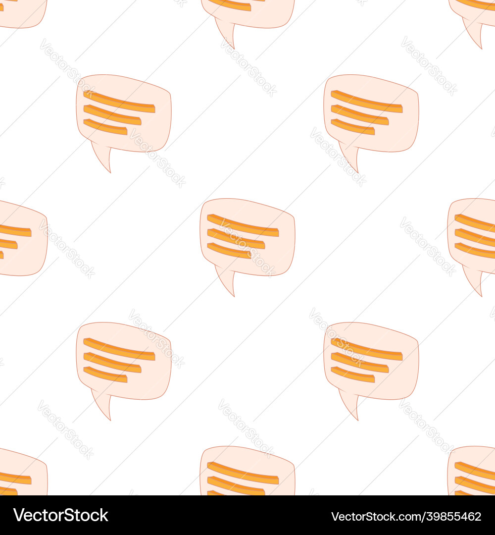 Speech bubble pattern seamless Speech bubble pattern seamless vector image