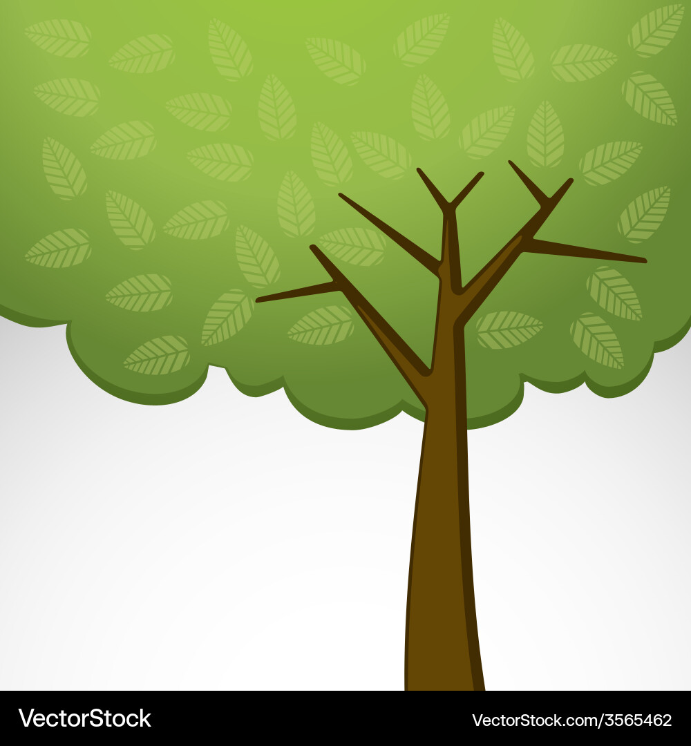 Tree background Vector Image