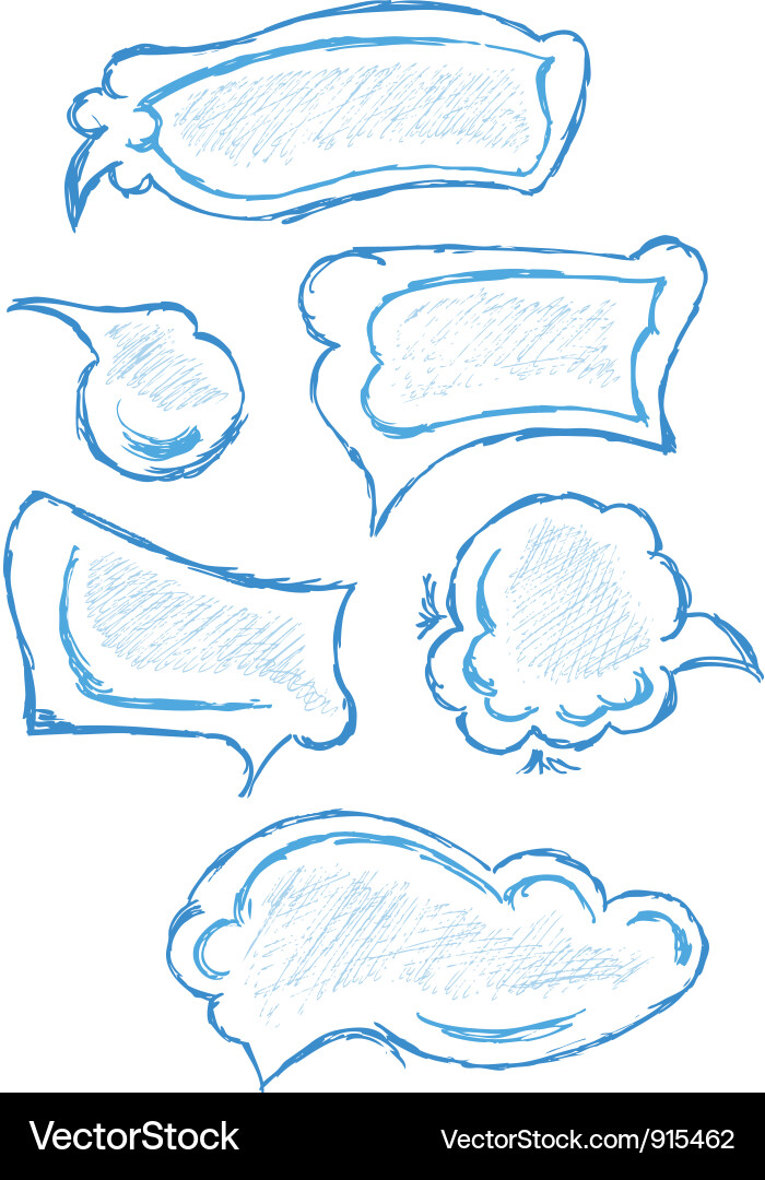 Various grey dialog Vector Image