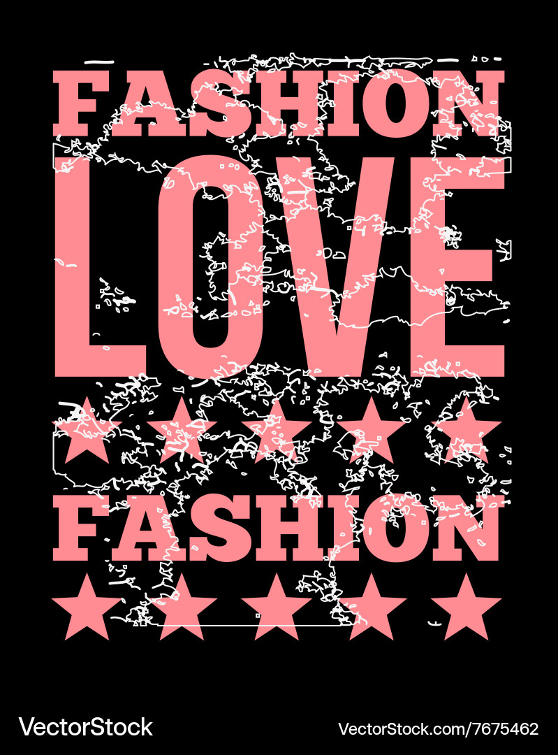 Vintage print and text for t-shirt or other Vector Image