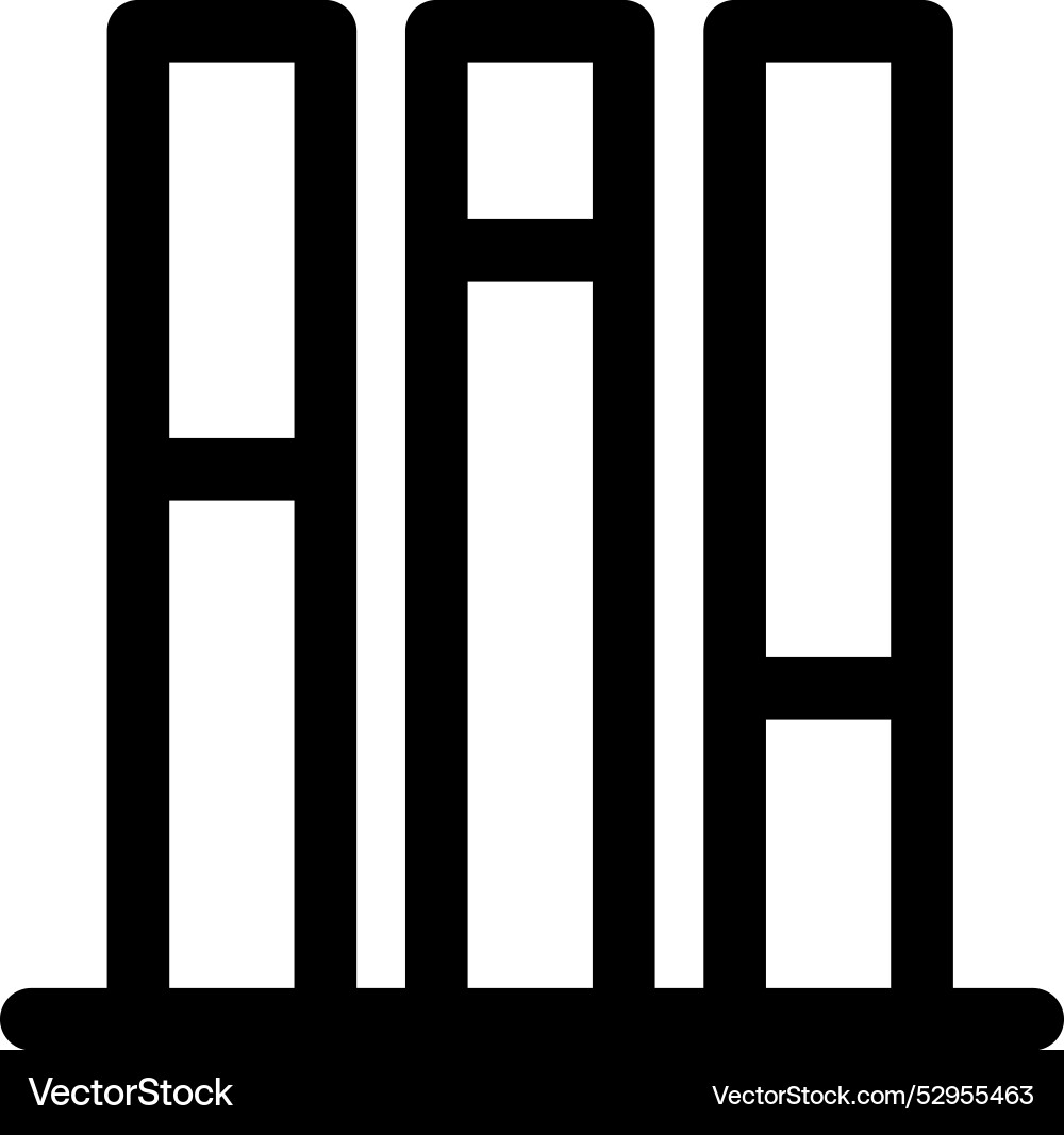 Data analytics icon thin linear style design Data analytics icon thin linear style design vector image