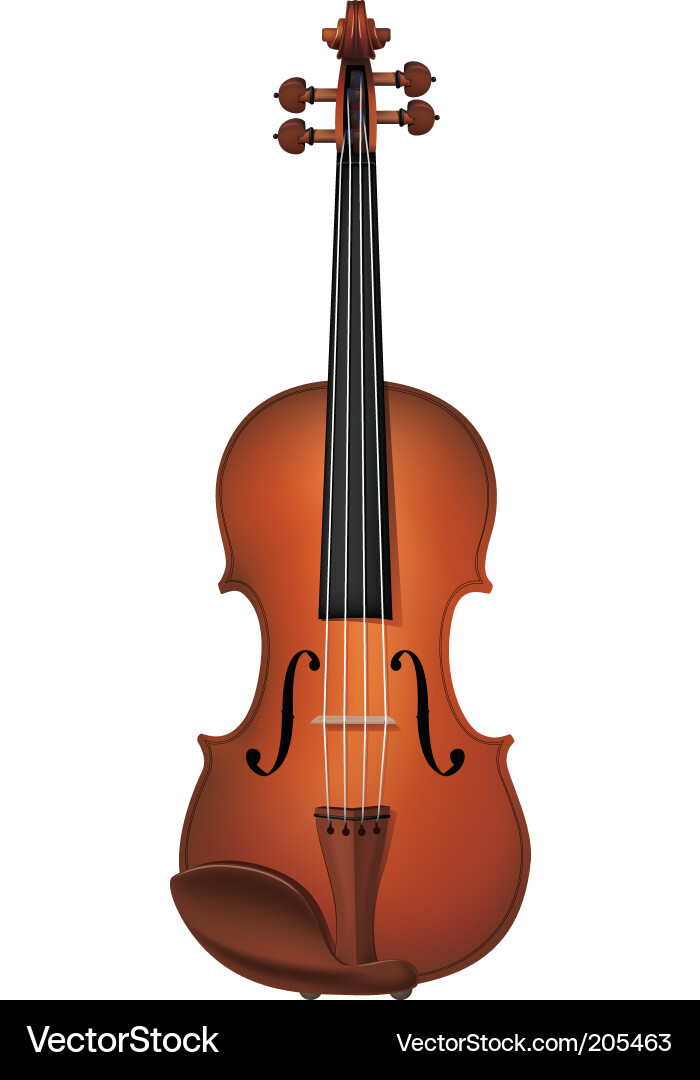 Elegante Violine Illustration Vektorbild