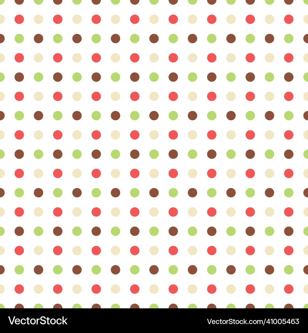 Seamless pattern with polka dots Vector Image