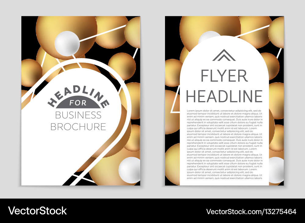 Abstract layout background set for art Vector Image