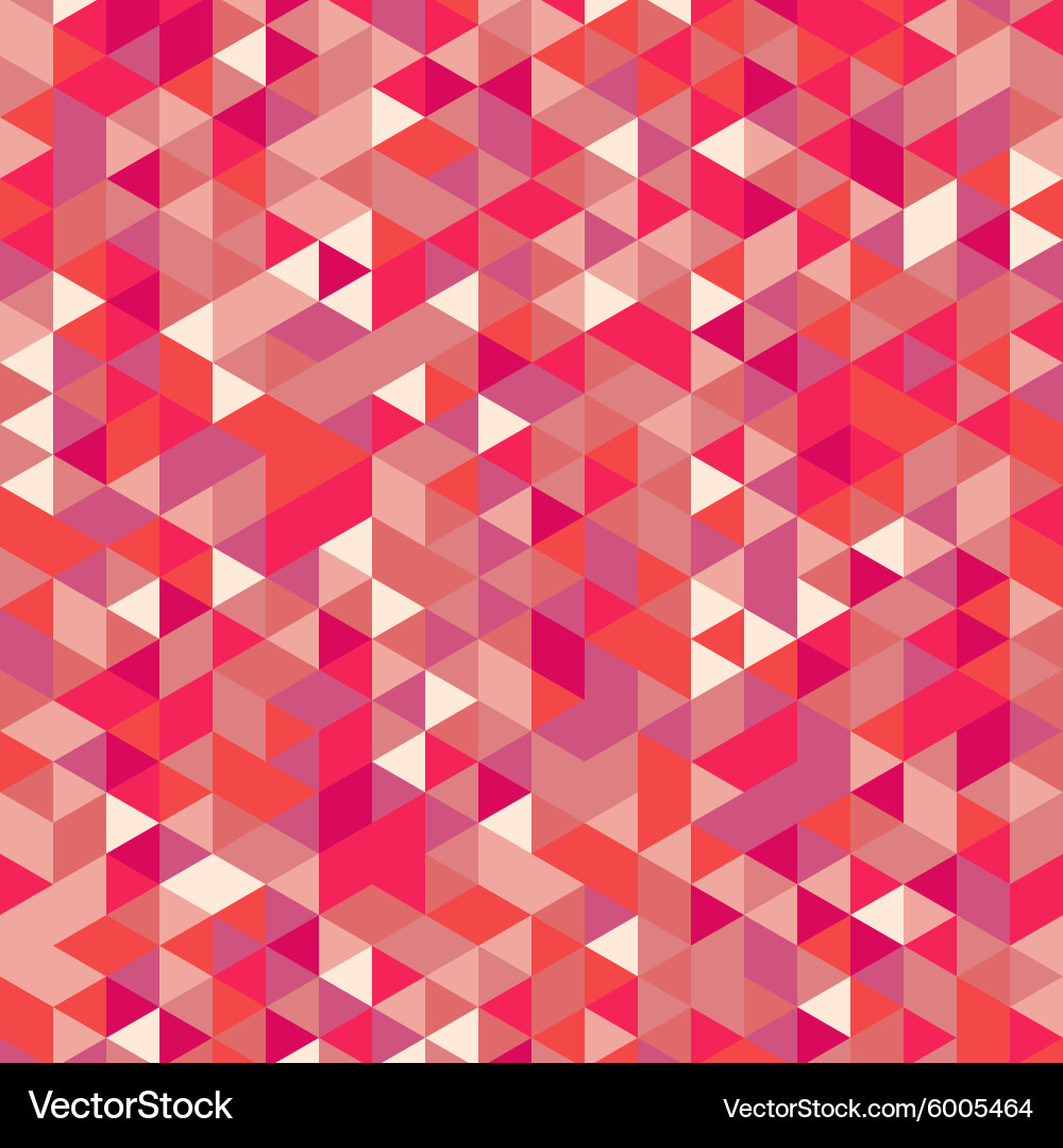 Background of different color triangles Vector Image