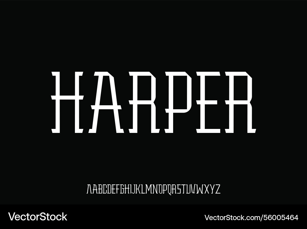 Display alphabet font design suitable Display alphabet font design suitable vector image