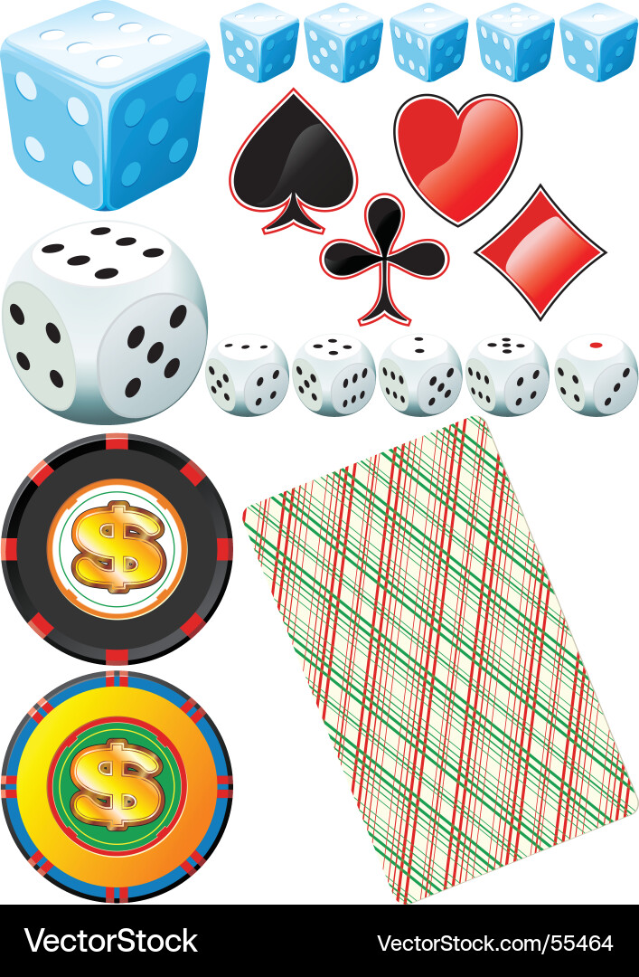 Gambling Game Vector Image