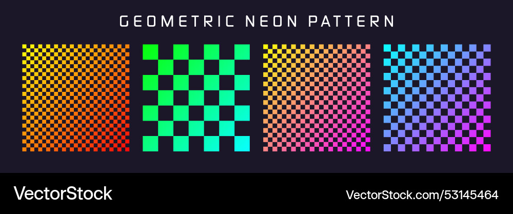 Groovy checkered pattern colorful distorted tiled Groovy checkered pattern colorful distorted tiled vector image