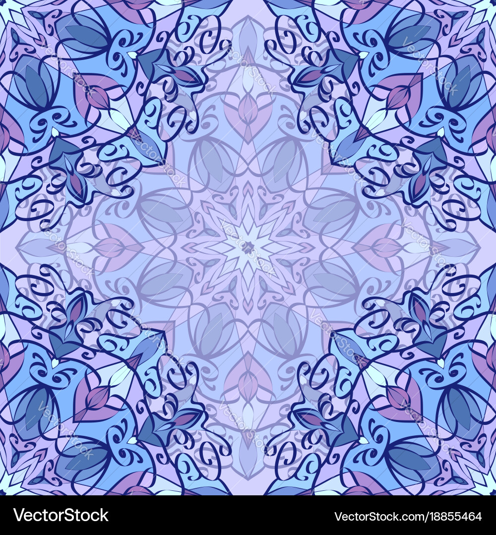 Seamless texture with a pattern mandalas vector image