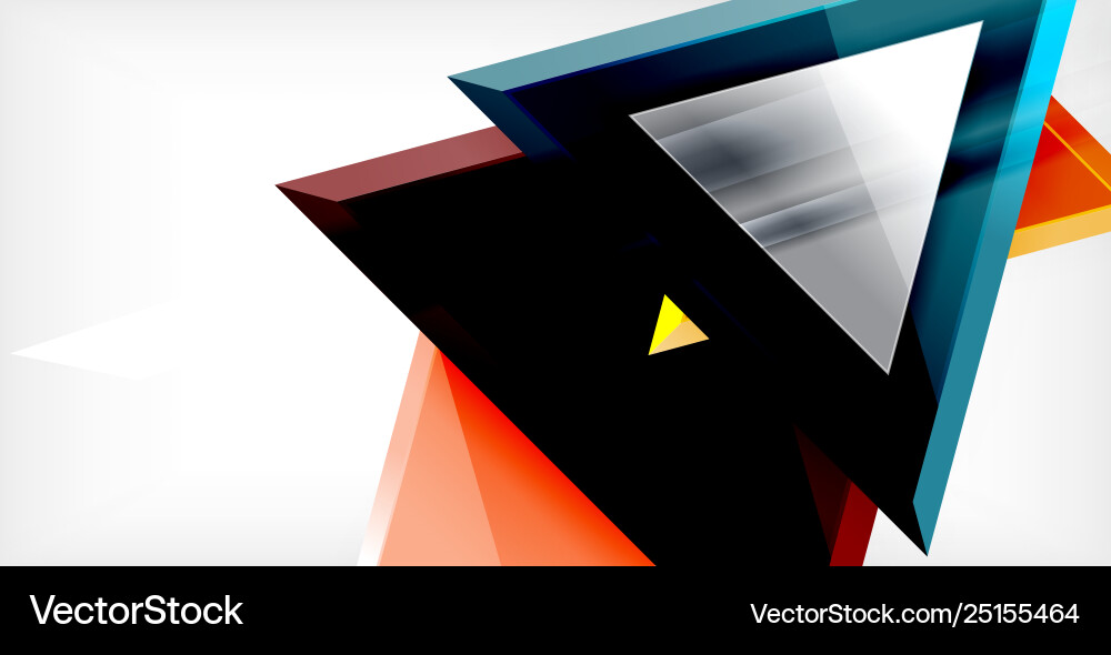 Triangle abstract background Vector Image