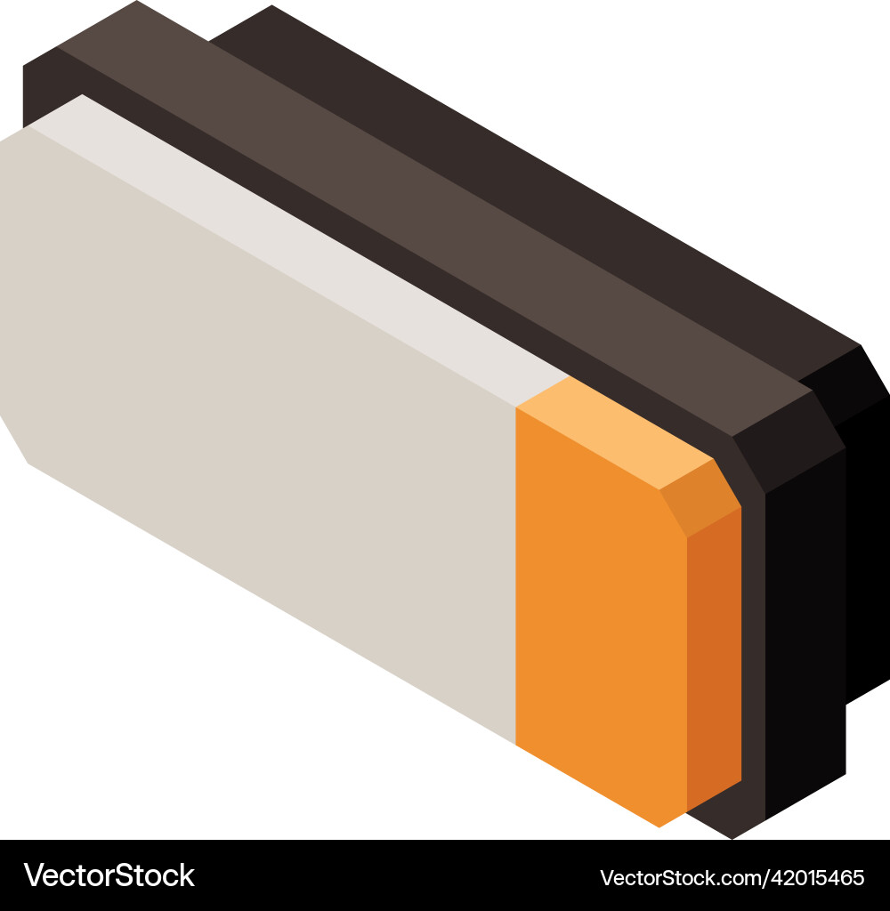 Car headlamp isometric composition Royalty Free Vector Image