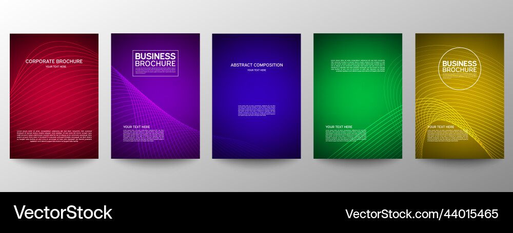 Cover geometric minimal set abstract line pattern Cover geometric minimal set abstract line pattern Vector Image