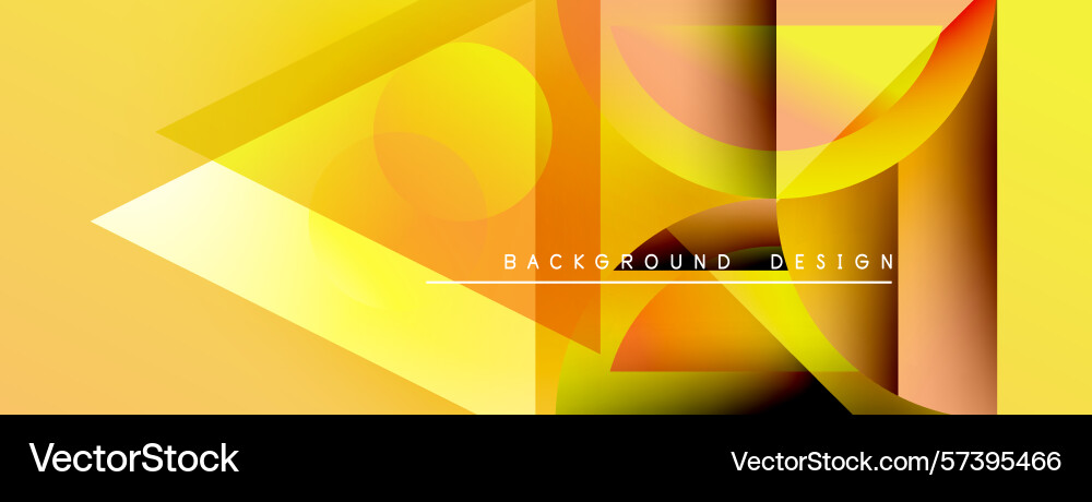 Abstract yellow design features overlapping Abstract yellow design features overlapping Vector Image