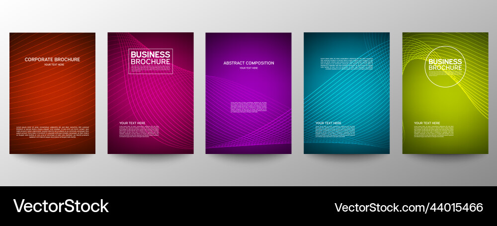 Cover geometric minimal set abstract line pattern Cover geometric minimal set abstract line pattern Vector Image