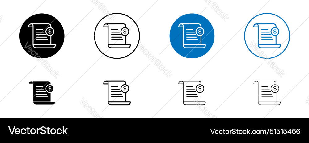 File invoice icon Royalty Free Vector Image - VectorStock