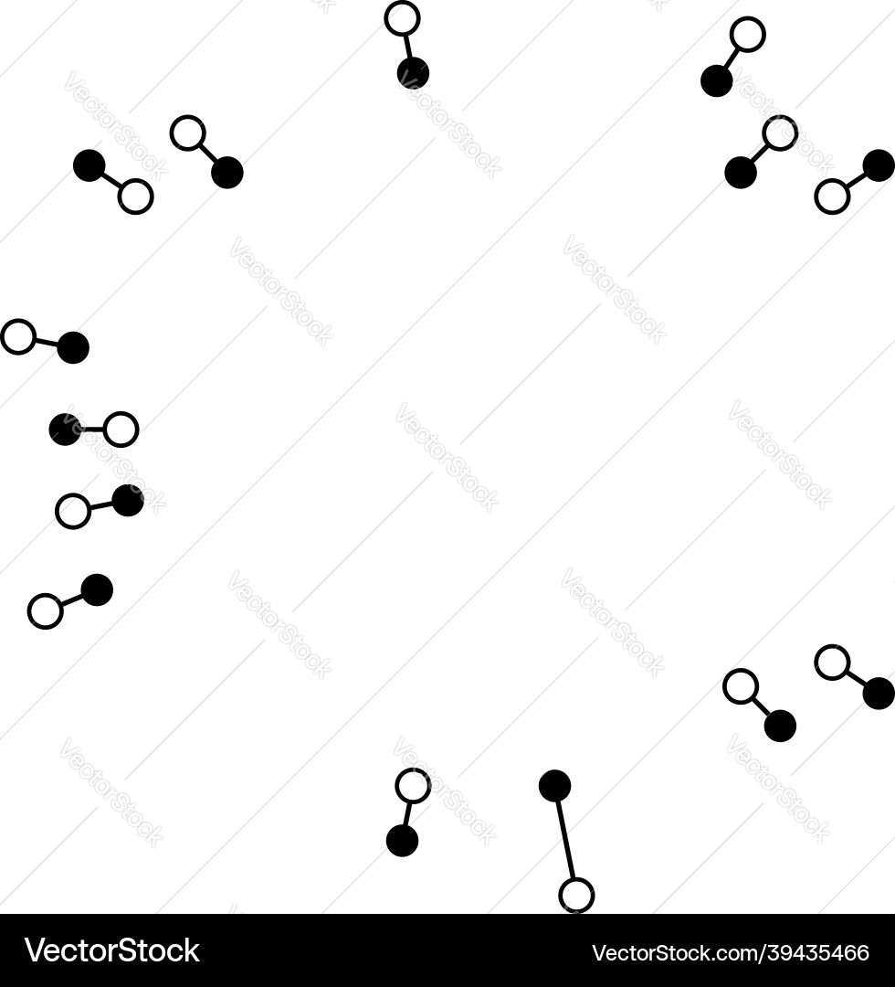 Radial radiating lines with nodes nodal points Vector Image