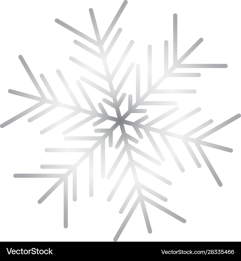 Snowflake icon for web Vector Image