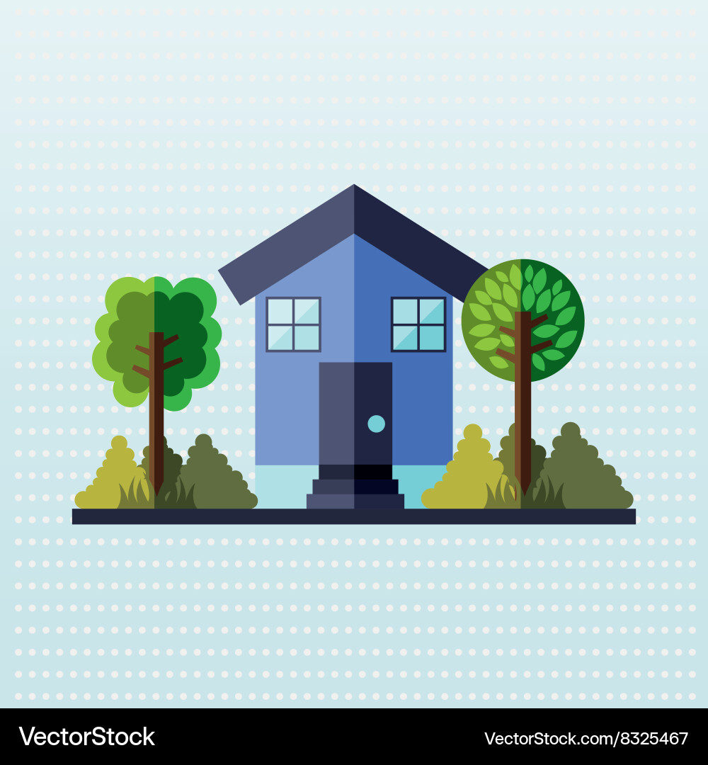 Building front design Vector Image