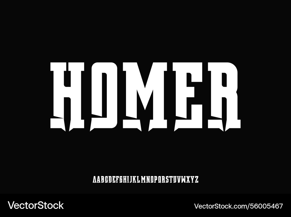 Display alphabet font design suitable Display alphabet font design suitable Vector Image