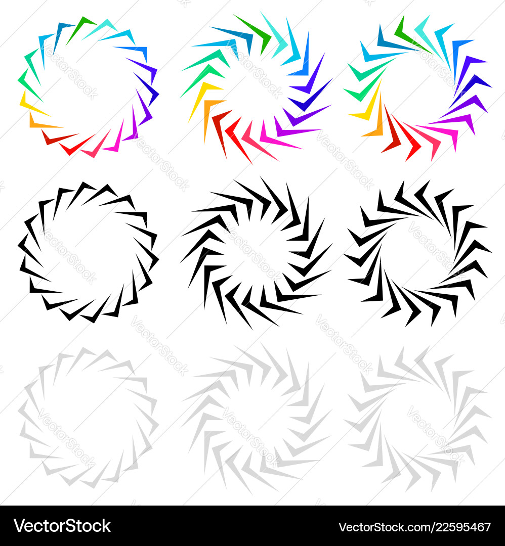 Geometric shape as logo or generic design element Vector Image