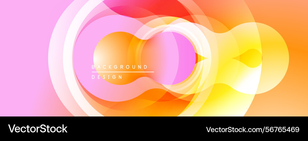 Abstract colorful design overlapping circles Abstract colorful design overlapping circles Vector Image