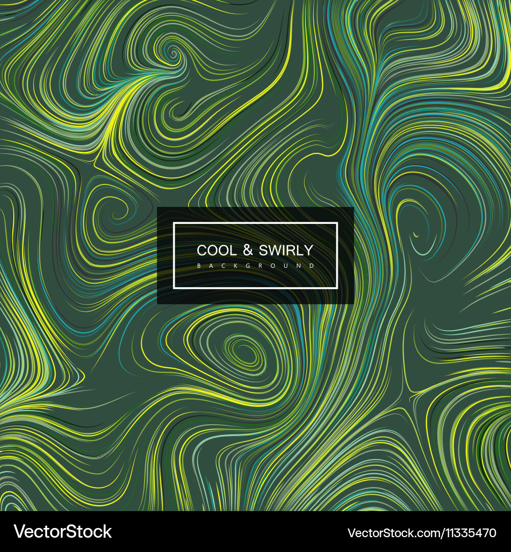 Abstract artistic curl background vector image
