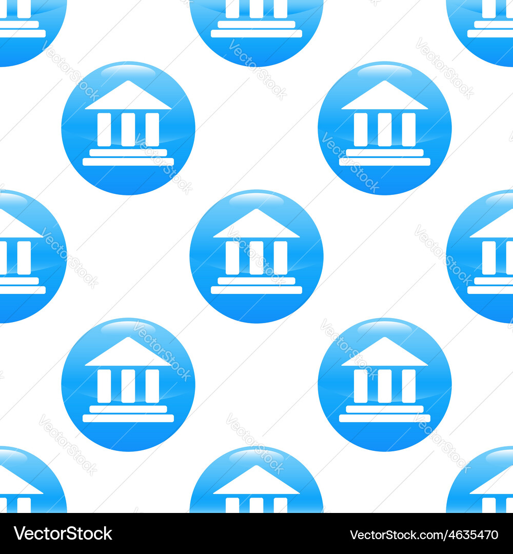 Classical building sign pattern Vector Image