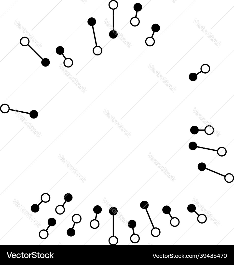 Radial radiating lines with nodes nodal points Radial radiating lines with nodes nodal points Vector Image