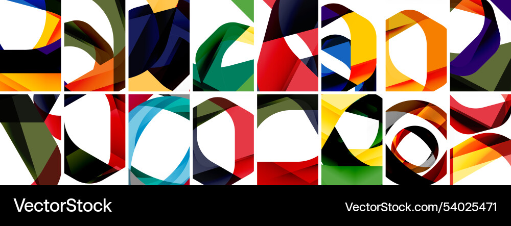 Collection of abstract background with waves Collection of abstract background with waves vector image