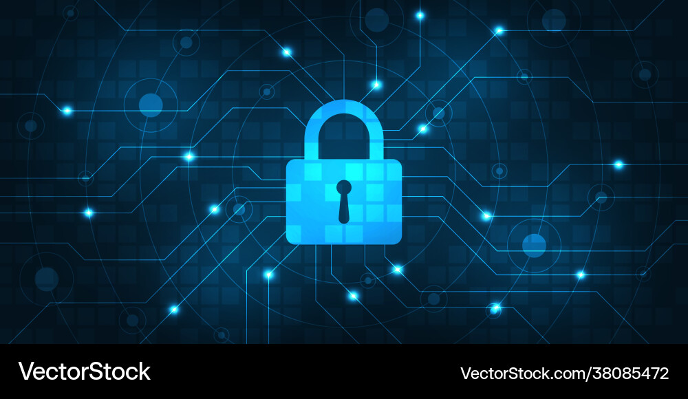 Background secure digital security system Background secure digital security system Vector Image