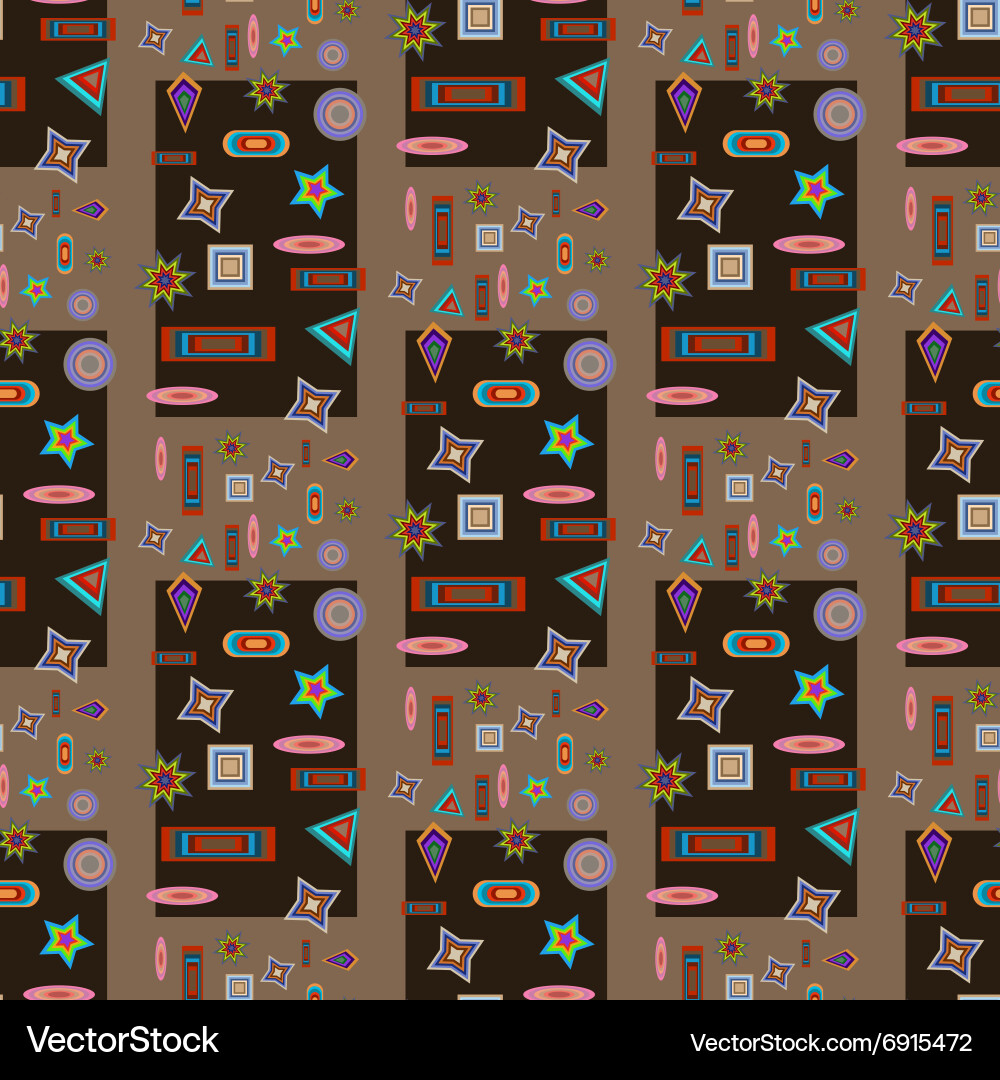 Colored background objects Vector Image