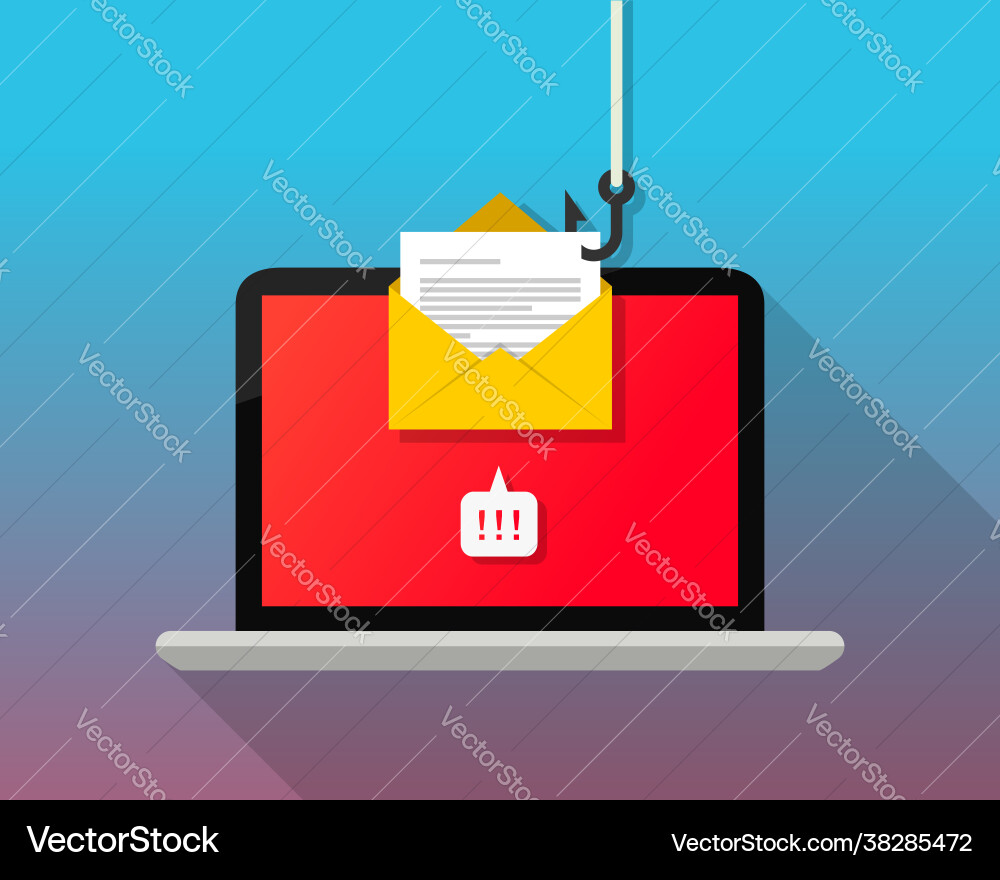 Data phishing hacker stealing document or file Vector Image