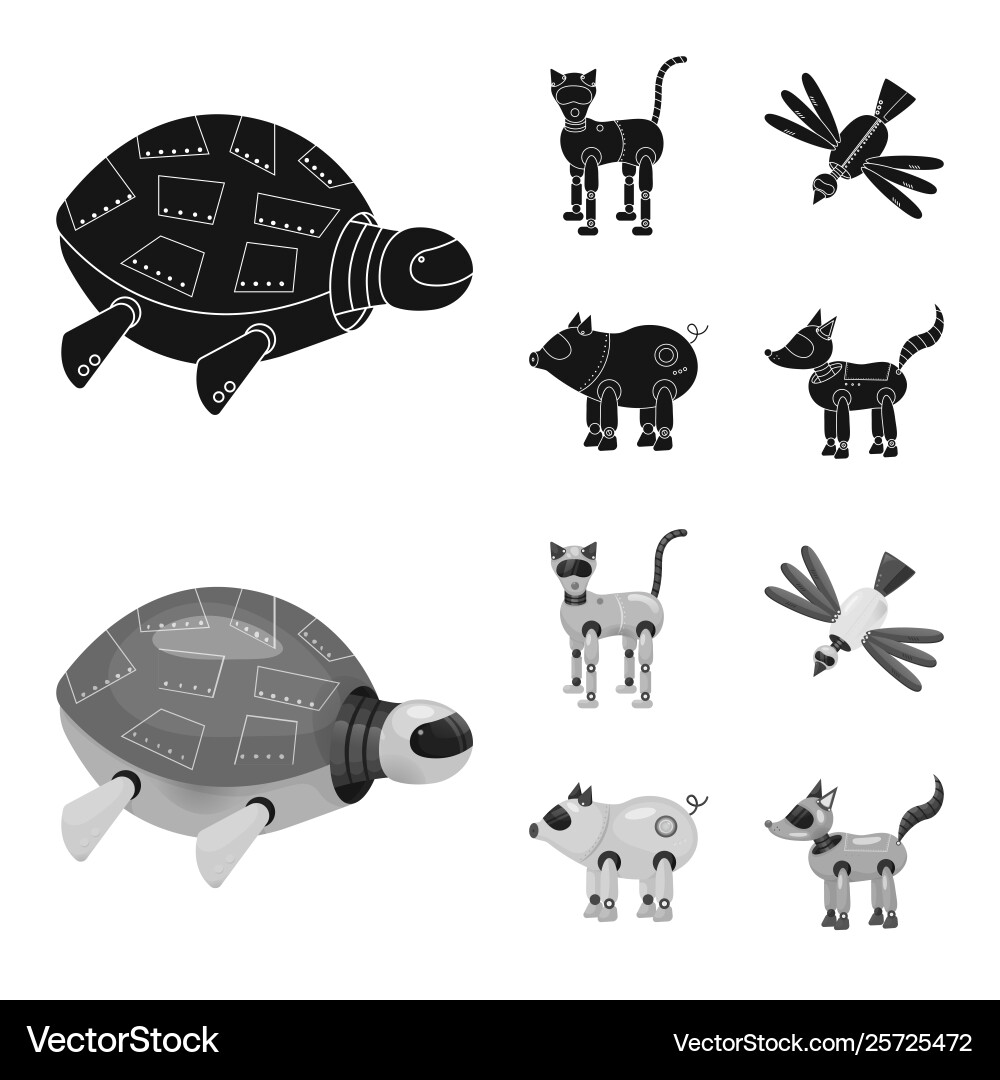 Isolated object toy and science icon set Vector Image