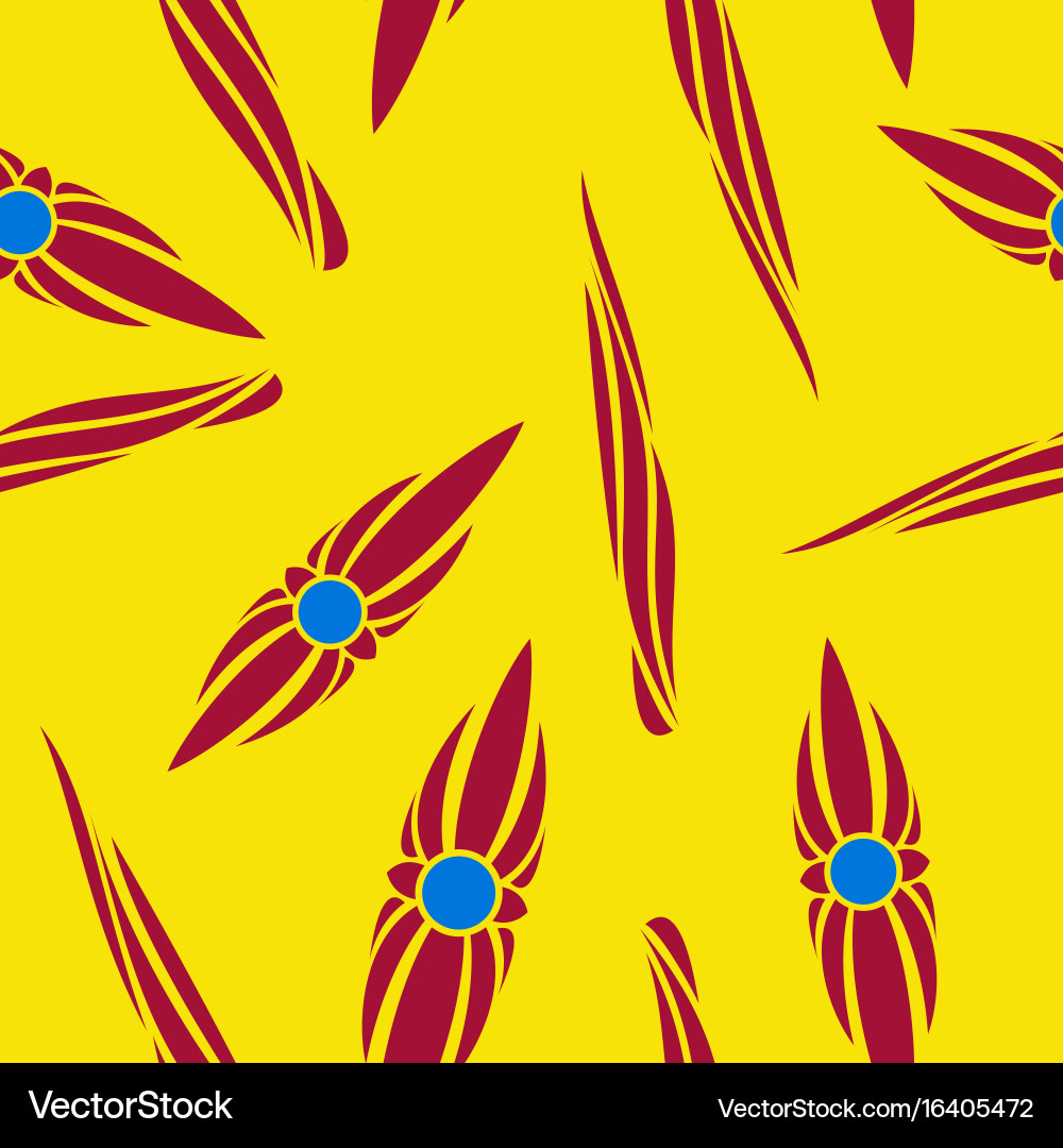 Pattern in flower style Vector Image