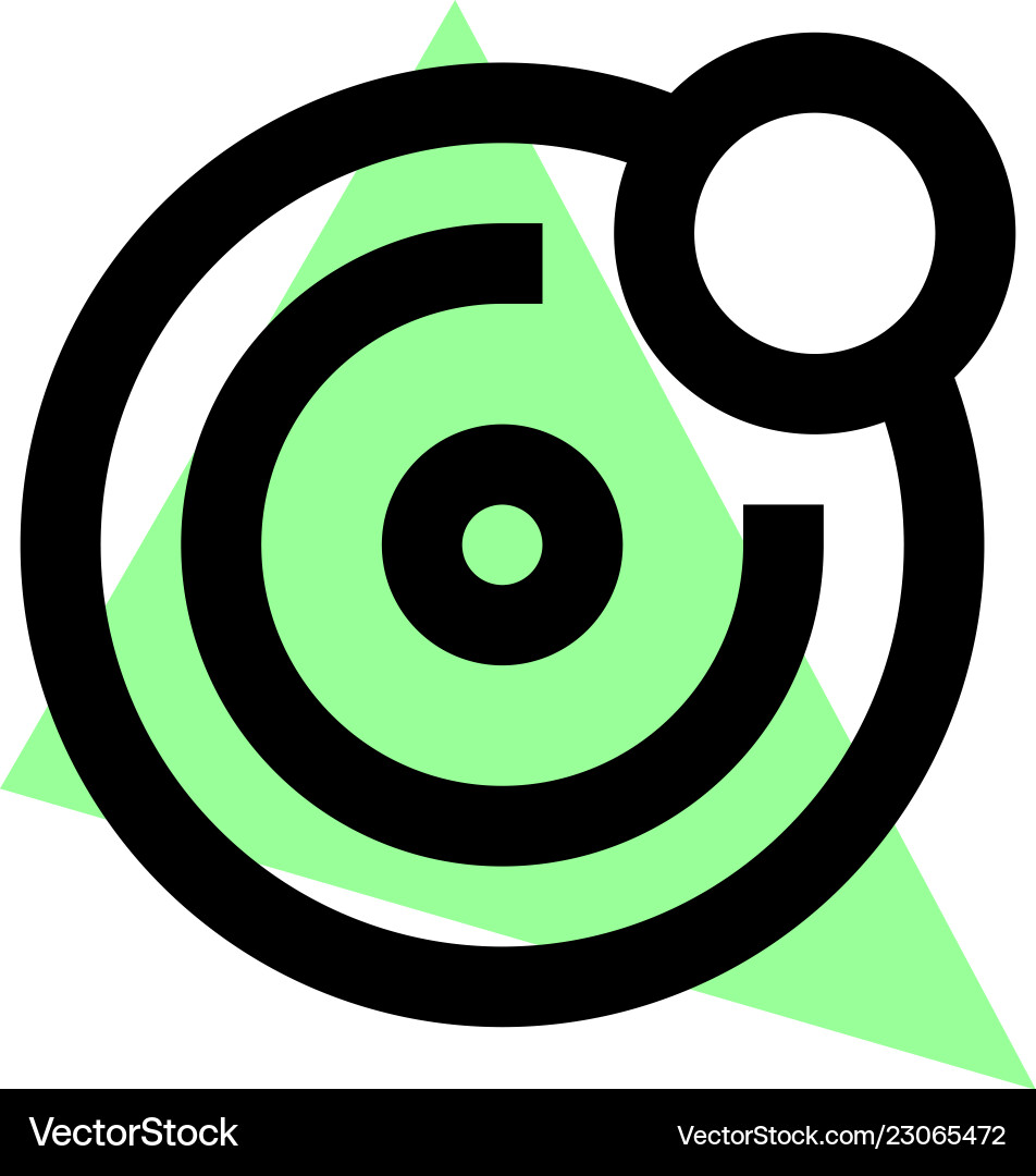 Space icon logo Vector Image