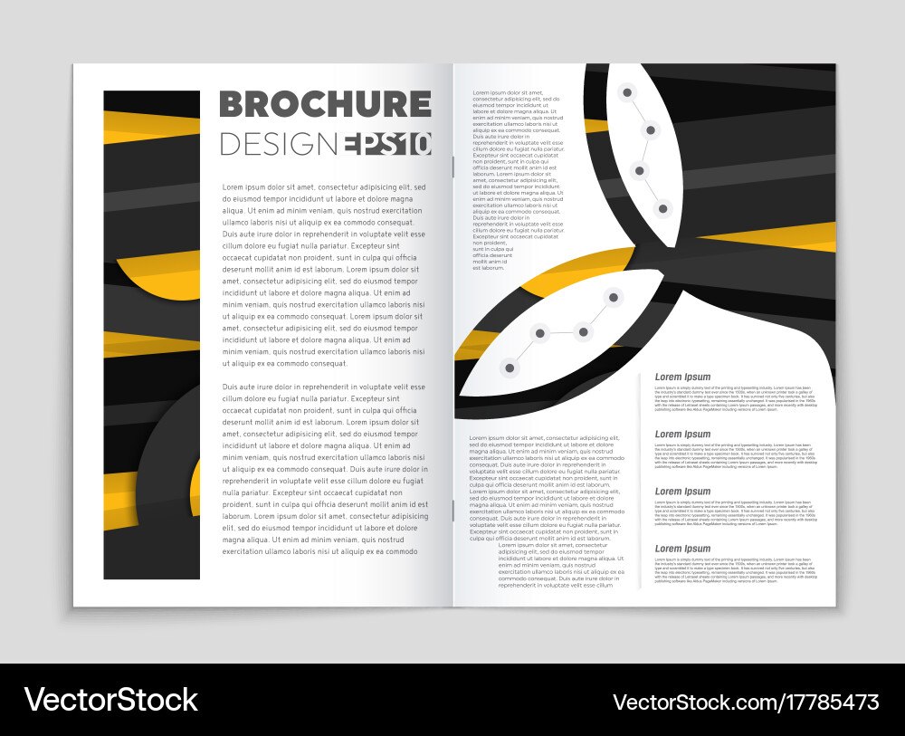 Abstract layout background set for art Vector Image