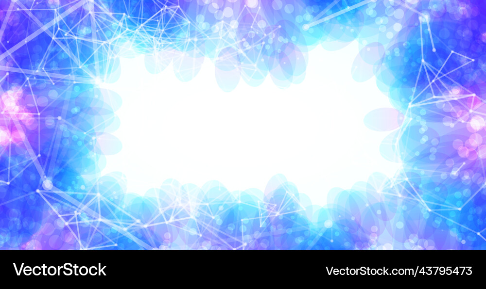 Colorful geometric background with plexus effect Colorful geometric background with plexus effect vector image