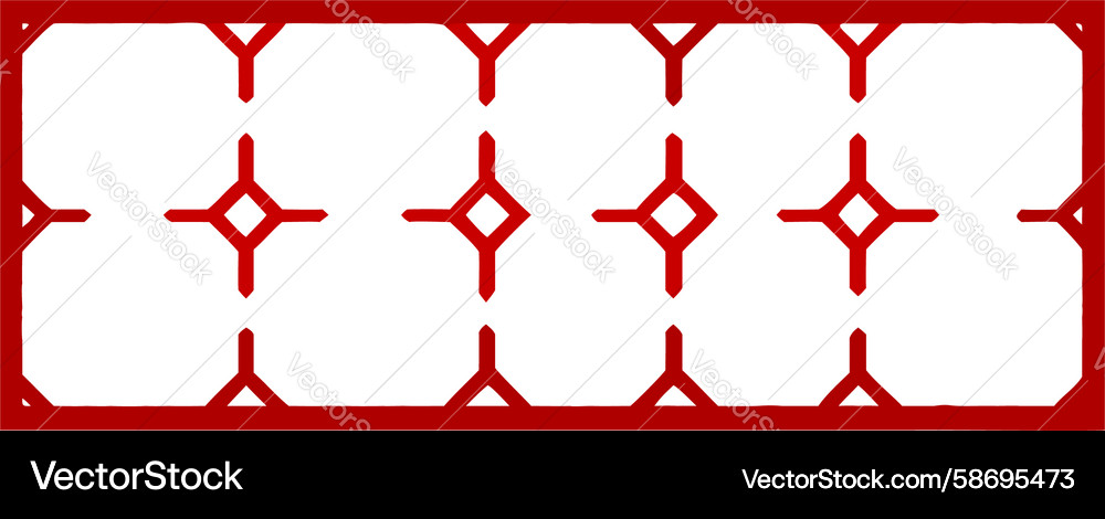 Dynamic Red Cross Pattern Vector Image
