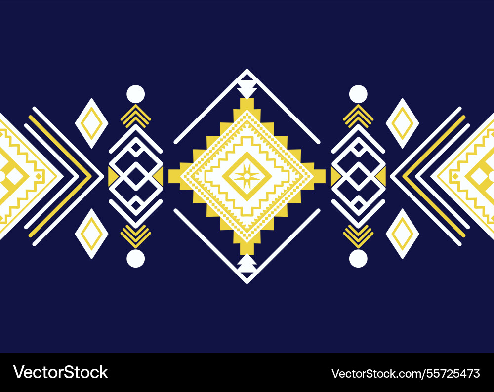 Geometric pattern native shape fabric and carpet Geometric pattern native shape fabric and carpet vector image