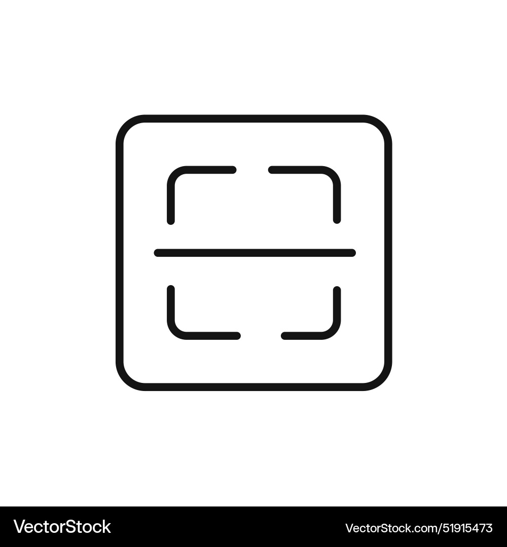 Scan button icon set collection for web Scan button icon set collection for web vector image
