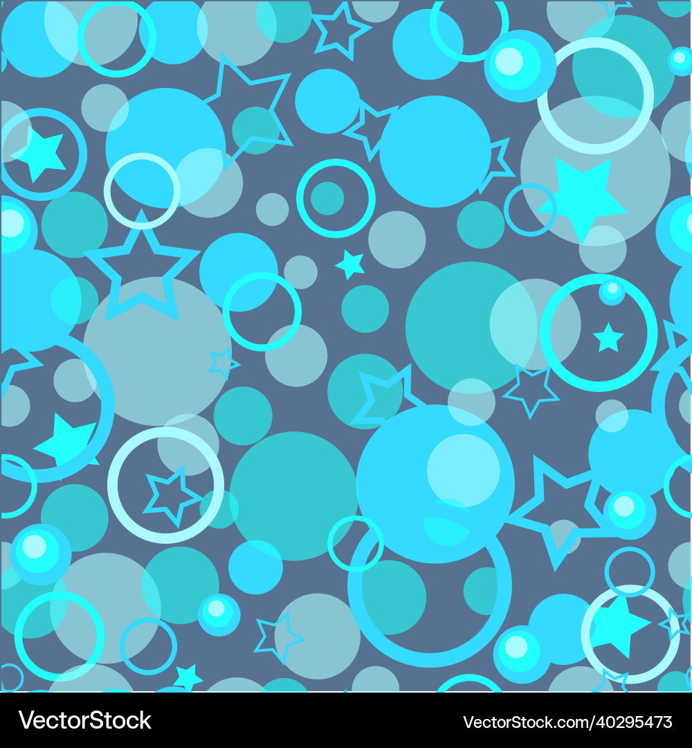 Seamless patter abstract background with circles Vector Image