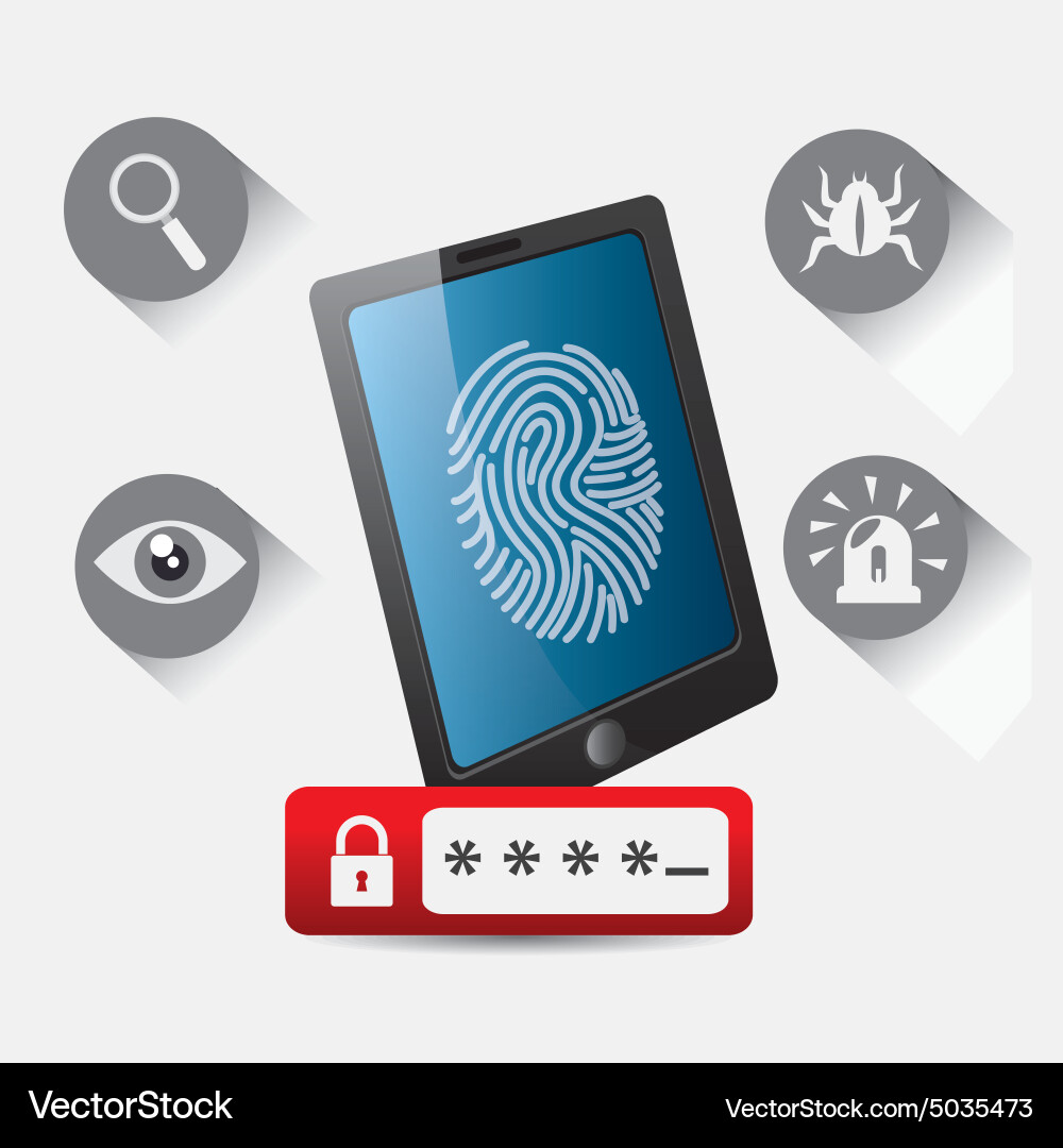 Security system design vector image